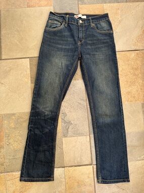 Levi's Women's Dark Indigo Straight Jeans